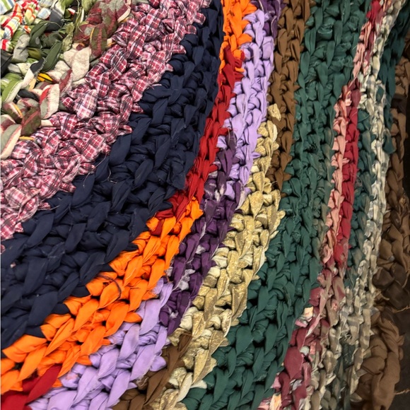 Vibrant Multicolor Handwoven Rug - Picture 7 of 11